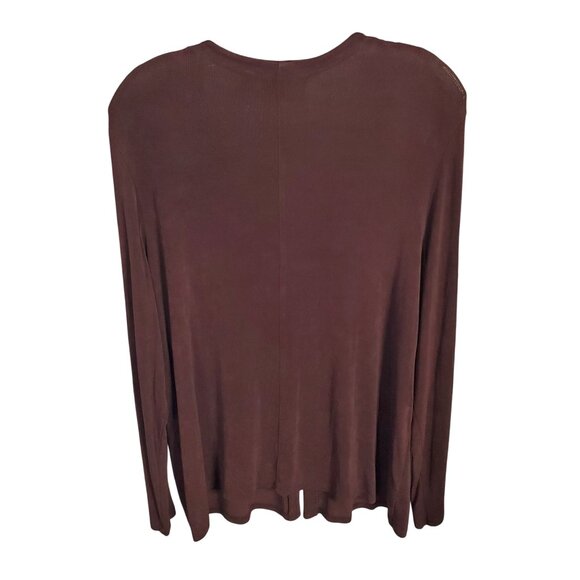 Chicos Private Edition 3 Size XL Jacket Slinky 2 Hook Flyaway Cardigan Layer - Picture 3 of 8